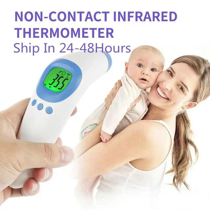 

Baby Thermometer Infrared Digital LCD Body Measurement Forehead Ear Non-Contact Adult Body Fever IR Children Termometro Makeup