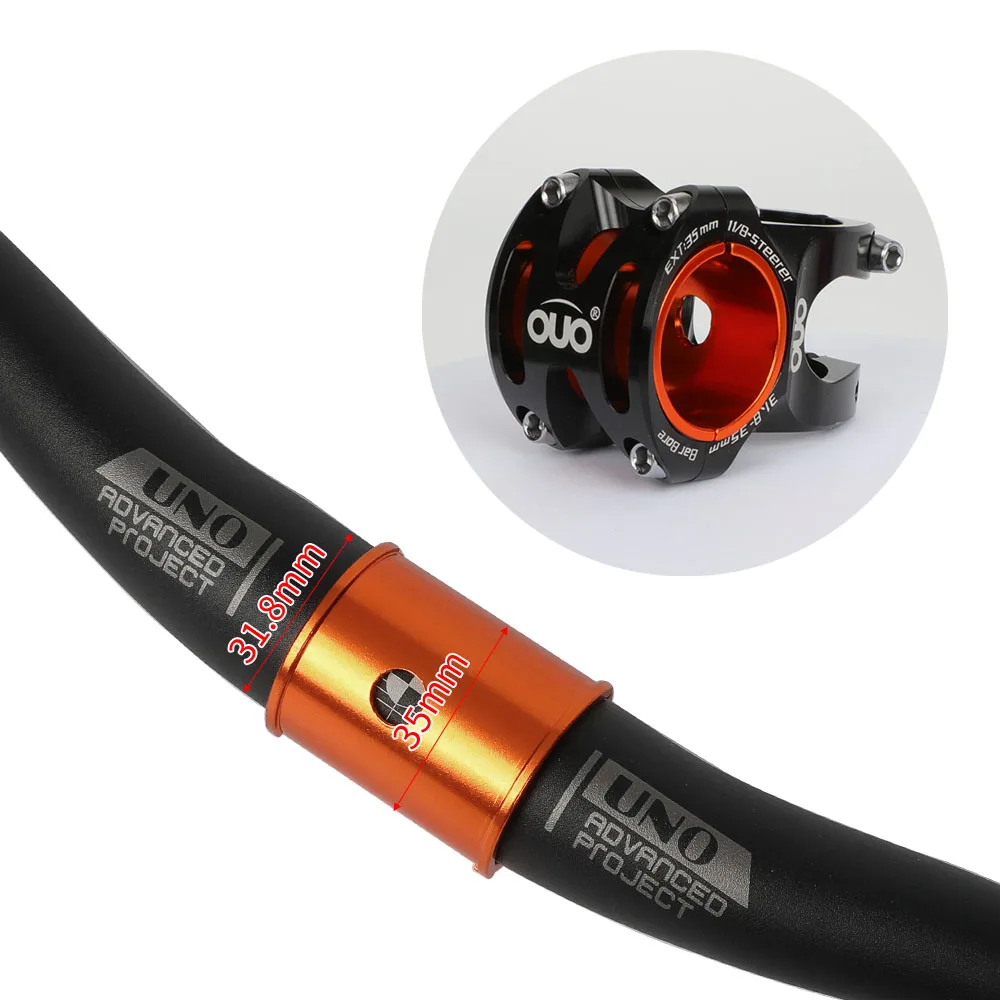 Bicycle Handlebar Stem Shim 3531.8mm 31.825.4mm Aluminum Mountain
