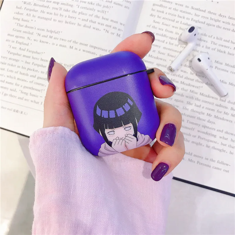 Мультфильм Аниме шаблон для Apple Airpods чехол Забавный милый Bluetooth наушники крышка силиконовый чехол для наушников airpods сумка для наушников