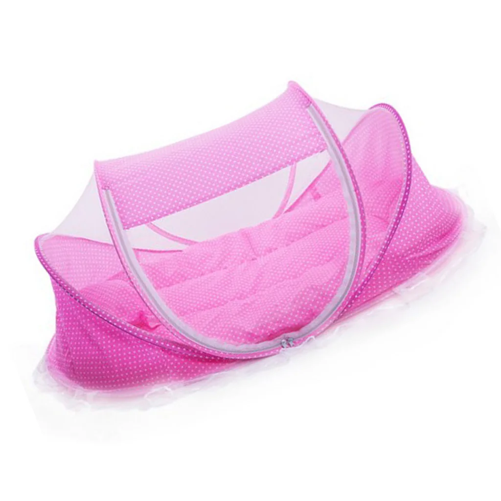 Portable Foldable Baby Bed Infant Crib  Sleeping Tent Bed Play Shade