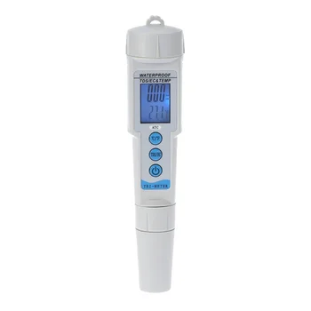 

3 in 1 TDS Meter Waterproof Filter Measuring Water Quality Purity Analyzer Tester EC TEMP-616 Temperature ATC 23% Off