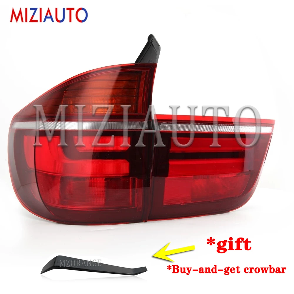 MIZIAUTO LED Tail Light For BMW X5 E70 2007 2008 2009 2010 2011 2012 2013 Rear Brake Signal Lamp Car Assembly Taillights