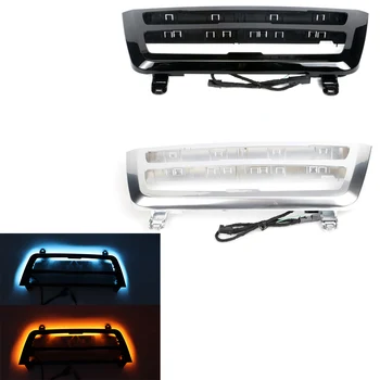 

AC Radio Trim LED Dashboard Center Console Panel Light with Blue & Orange Color Atmosphere Light For BMW 3 & 4 Series F30 M3 M4