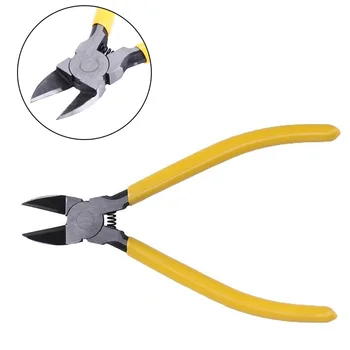 

6 45# Diagonal Pliers Side Flush Cutter Cutting Copper Wire Shears Pliers Tools