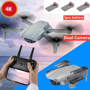 

4K Foldable WIFI FPV RC Drone Aerial Photography Altitude Hold Headless Mode RC Drone With 4K Dual HD Camera One Key Return Toy