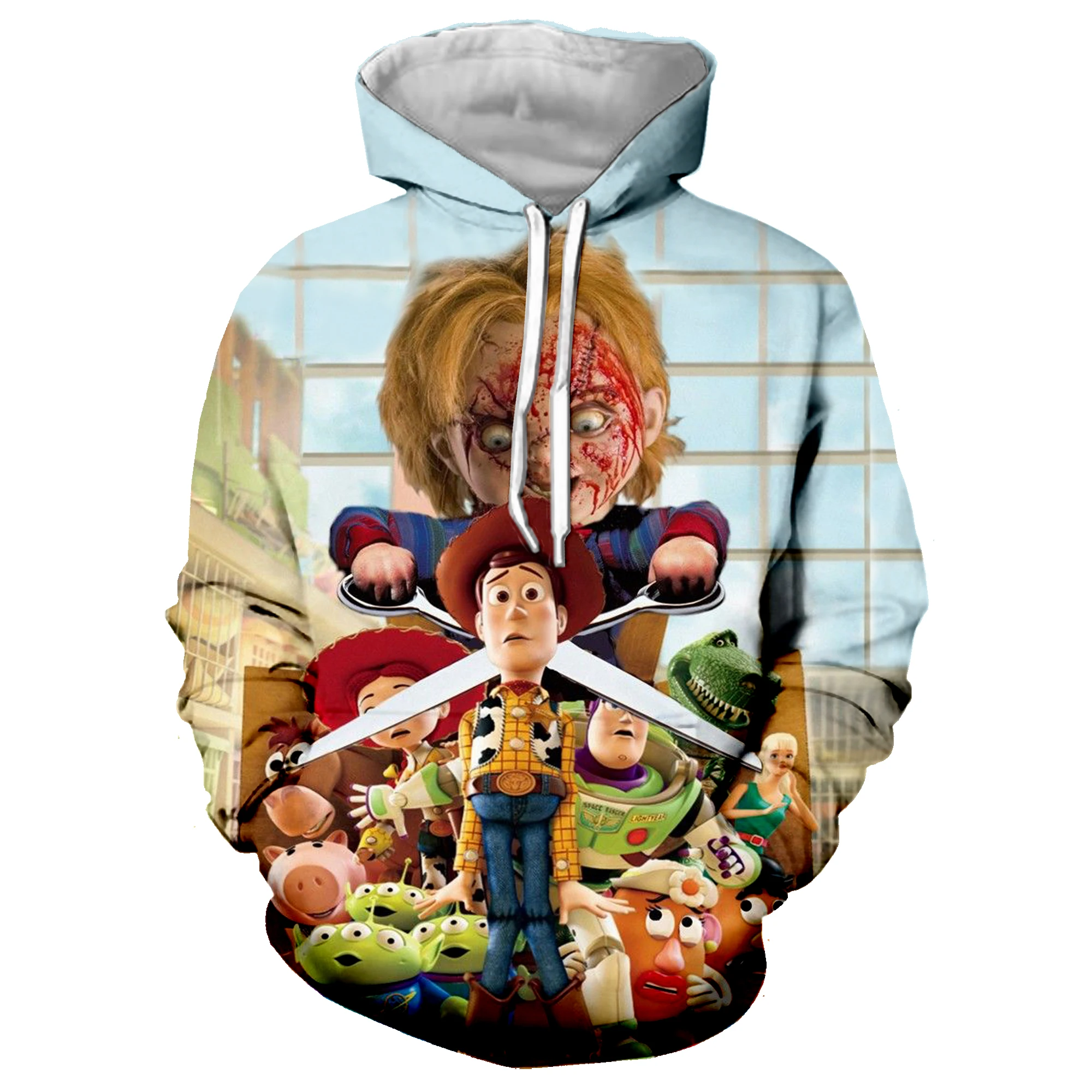 New Chucky in Toy Story 4 Sweatshirts Men Hoodies 3D Printing Hoodie Hip Hop Male Casual Funny Tracksuits Clothes Harajuku Tops