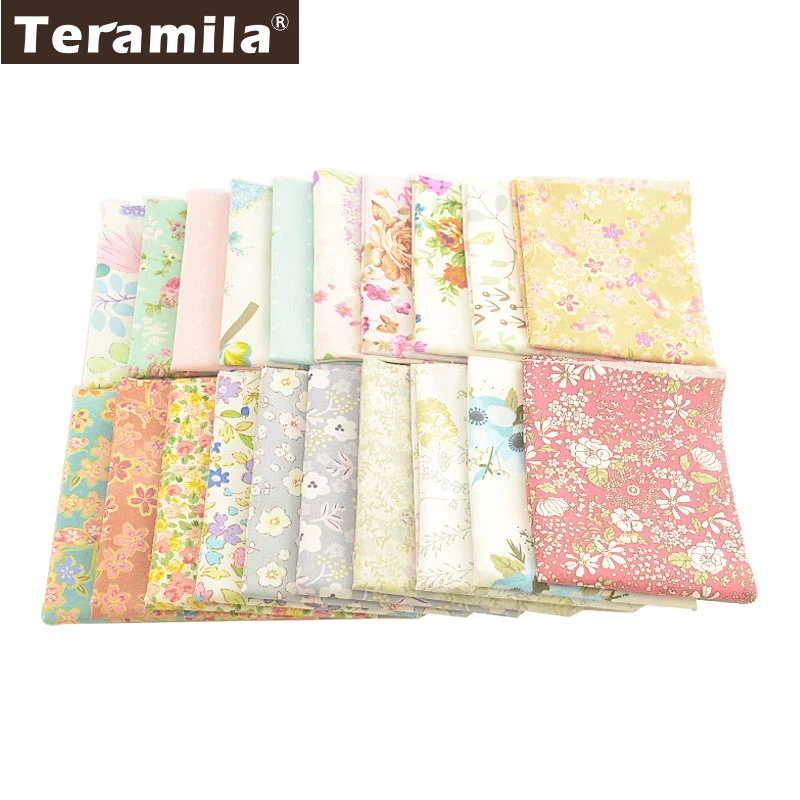 Teramila Telas цветы Дизайн 50x100 см/шт лоскутное изделие из хлопчатобумажной ткани DIY одеяла домашний швейный материал ткань платье подушка для дома