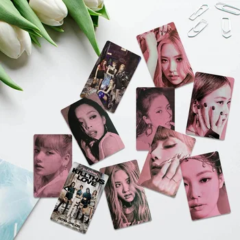 

10Pcs/Set Blackpink Kill This Love Photo Stikcy Card Jennie Lisa HD Photo Card Sticker New Album Crystal Card Sticker
