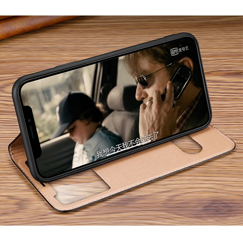 Custodia Flip In Pelle Con Finestra Smart View Per IPhone 16, Azzurro Chiaro, Chiusura Magnetica E Slot Per Carte - 6