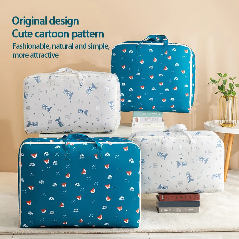 Quilt Bag Foldable Storage Clothes Blanket Closet Moisture-proof Moving Luggage Fashion Sale Cabinet Organizer | Дом и сад