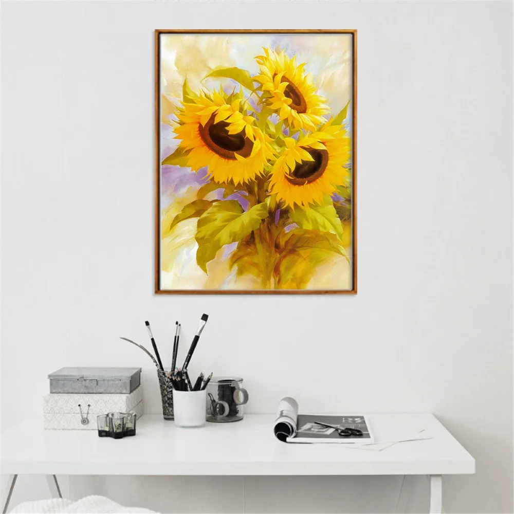 

Sunflowers Reproduction Vincent Van Gogh Oil Painting on Canvas for Home Decor World Famous Painting