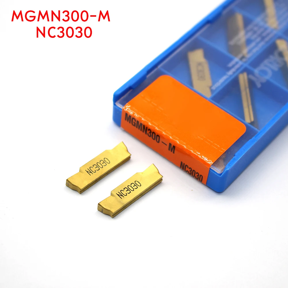 

20PCS MGMN300 M NC3030 Turning Tools carbide inserts MGMN 300 lathe cutter CNC Parting and grooving part of