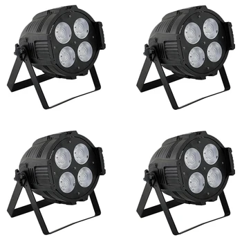 

4 pieces / 4x50w 4 Eye COB Lights 200w warm/cold white cob lights DMX512 Performance, conference background light