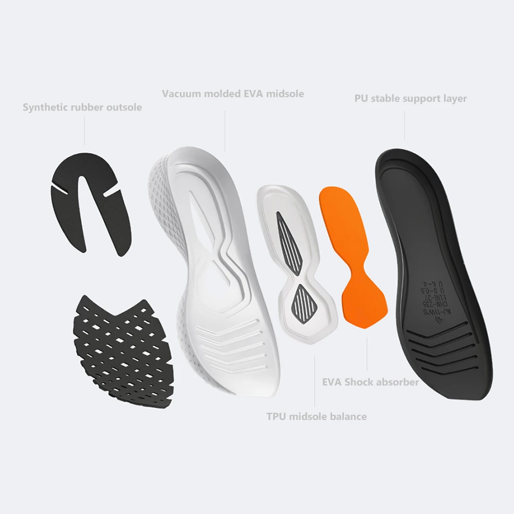 Оригинальные кроссовки Xiaomi Mijia, 2 смарт-кроссовки, эластичная трикотажная дышащая обувь для бега, уличная спортивная обувь