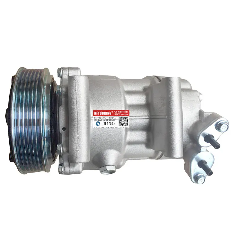 SD6V12 Авто a/c воздушный компрессор для PEUGEOT 206 307 CITROEN C2 C3 BERLINGO 9655191680 9671456680 6453XJ 6453QG 6453QE 6453QH 6PK