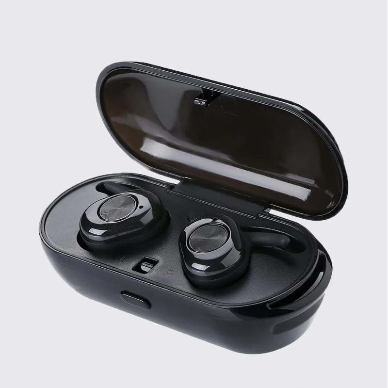 

Vitog Sports True Wireless Headphone TWS Bluetooth 5.0 Earphone Headsets HiFi Stereo Mini Earbuds with Micrphone Charger Box