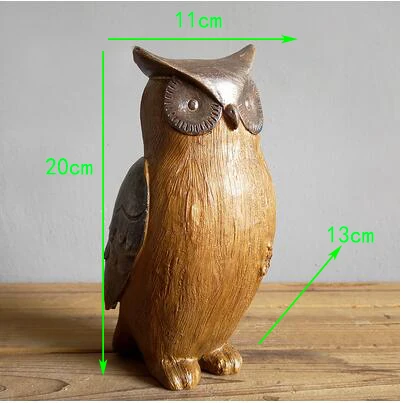 American Resin Gentleman Deer Fox Owl Ornaments Home Livingroom Furnishings Crafts Clothing Store Cafe Club Figurines Decoration - Цвет: style1