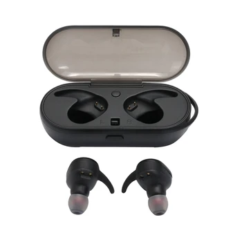 

TWS Bluetooth 5.0 Earphone Press Two Mini IPX5 Waterproof Wireless Headset Super Bass Stereo Earbuds with Mic for IOS Andriod PC