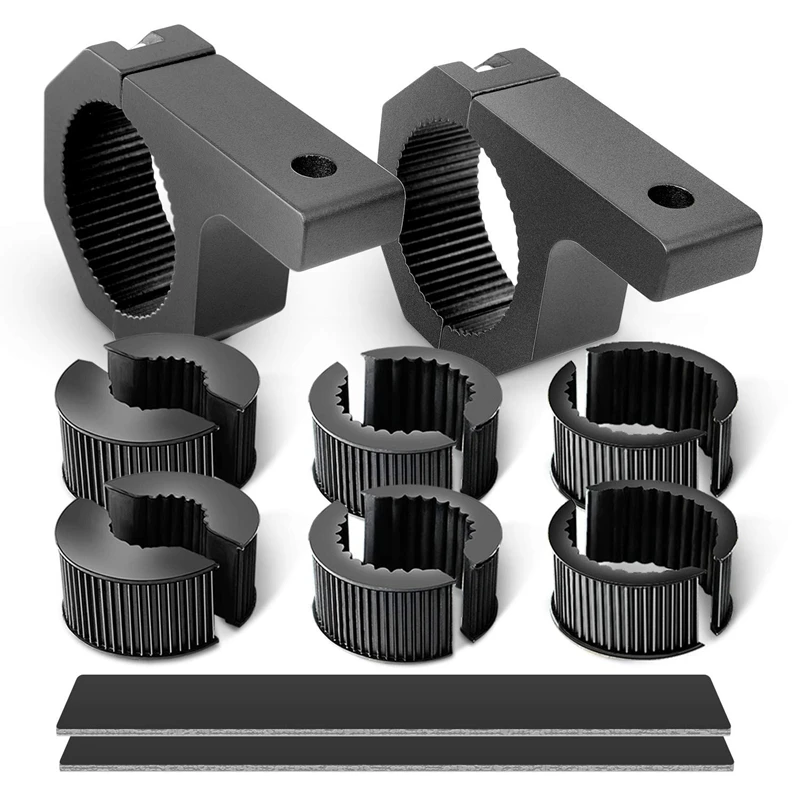 4-Pack(стандартный) Монтажный кронштейн комплект Светодиодный светильник для бездорожья Горизонтальный зажим для трубки держатель для рулона крыши
