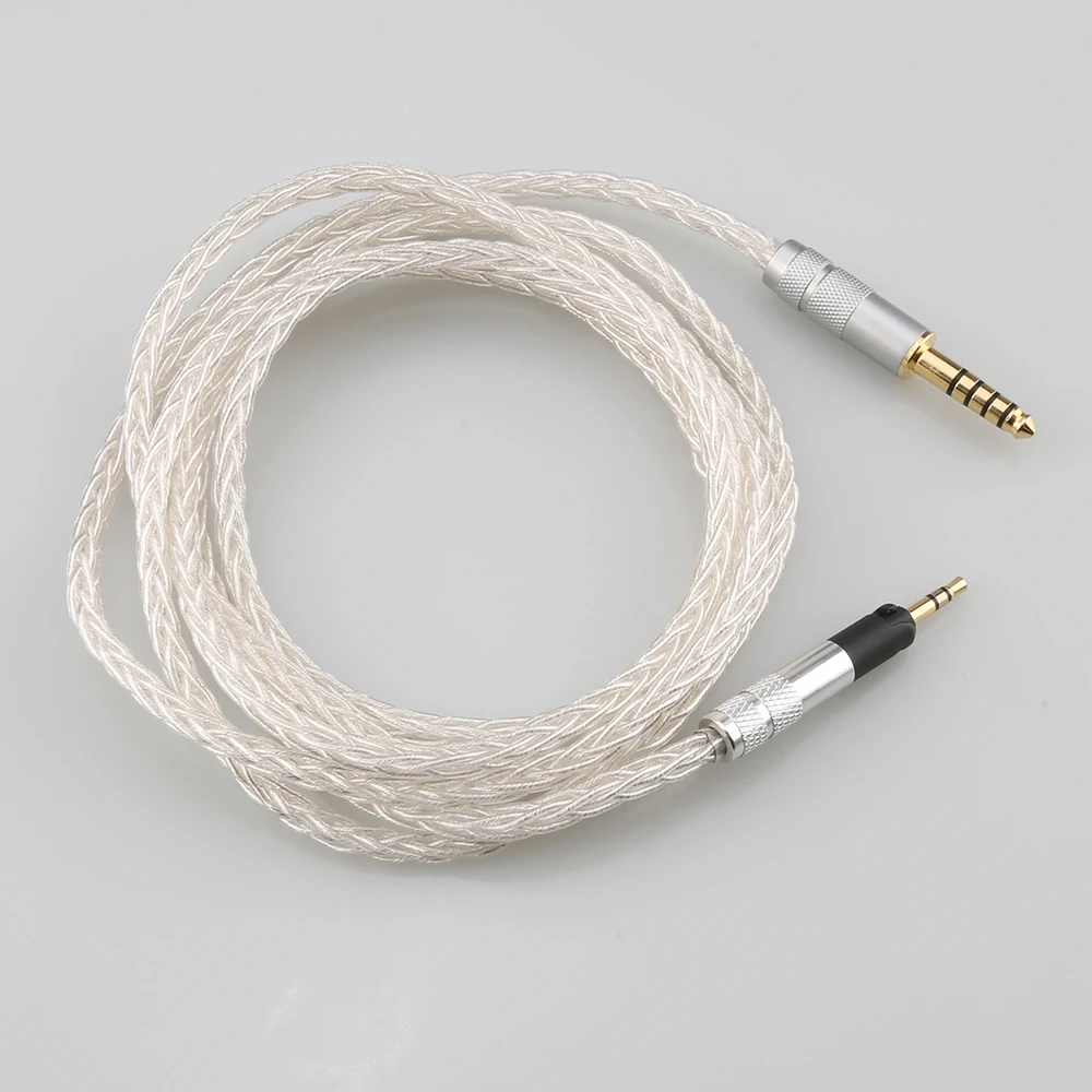 Cabo Banhado a Prata Occ Fone de Ouvido Audiocrast Hifi Core Sennheiser Hd598 Hd559 Hd569 Hd579 Hd599 Hd558 Hd518 - Image 3