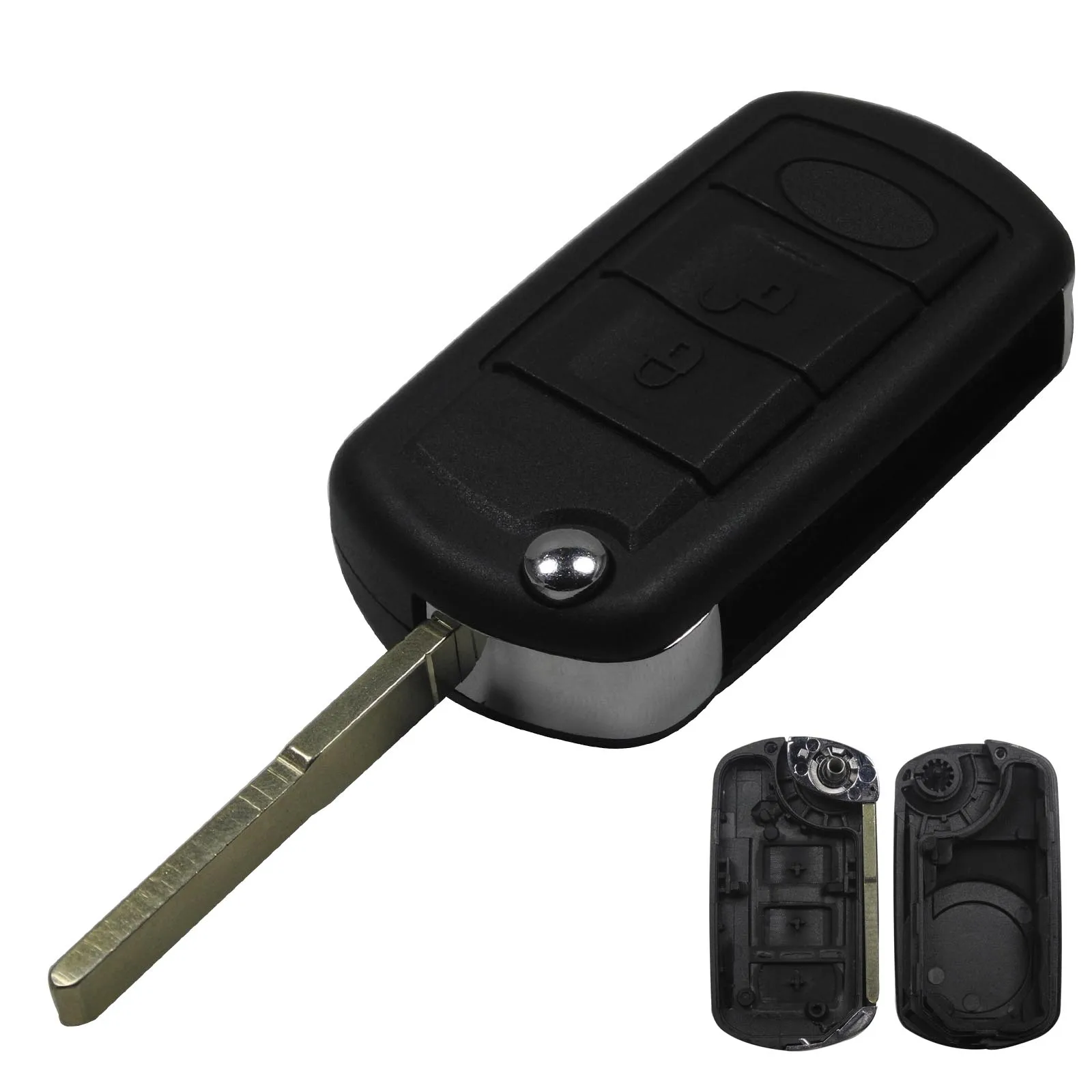 

Replacement Shell Folding 3 Buttons Remote Flip Car Key Case Styling Shell for LAND ROVER Range Rover Sport LR3 Discovery