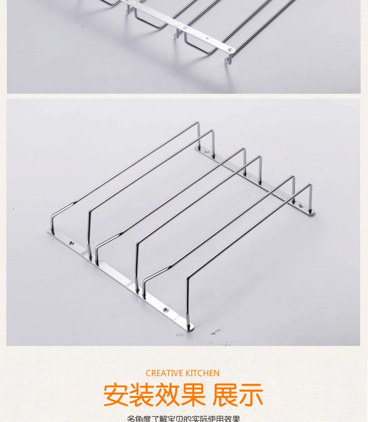 27/34CM four rows Metal Wine glass holder Hanging Drinking Glasses for Home Storage Bar hanging cup holder