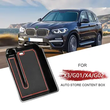 

LFOTPP Car Central Storage Box For X3 G01 2018-2020/X4 G02 2019 Armrest Center Storage Box Container Auto Interior Accessories
