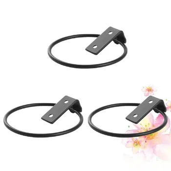 

Wall-Mounted Garde Flower Pot Trays Wall Mounted Folding Metal Pot Ring Holder Flower Planter Tray Stand Flower Pot Balcony