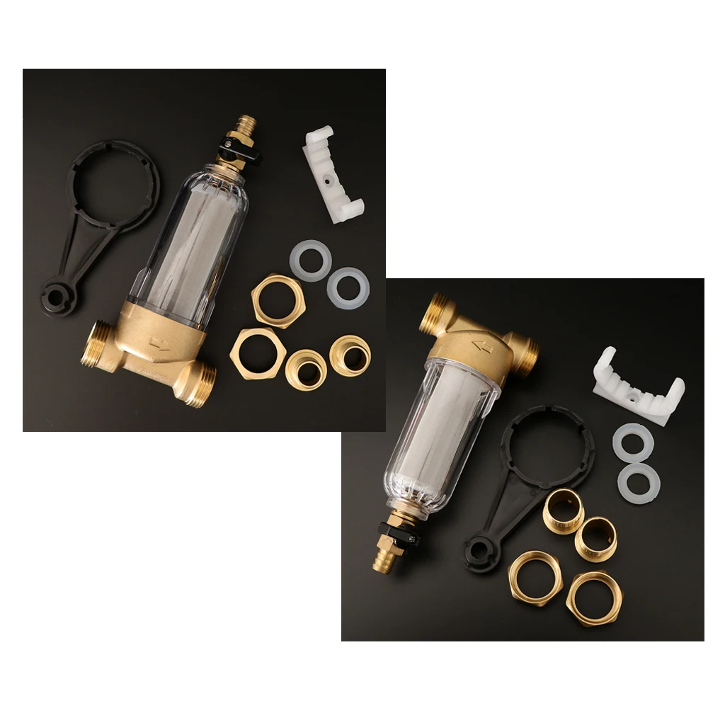 Reusable Spin Down Sediment Filter  Alternative Descaler Softener Hot Water System Protector