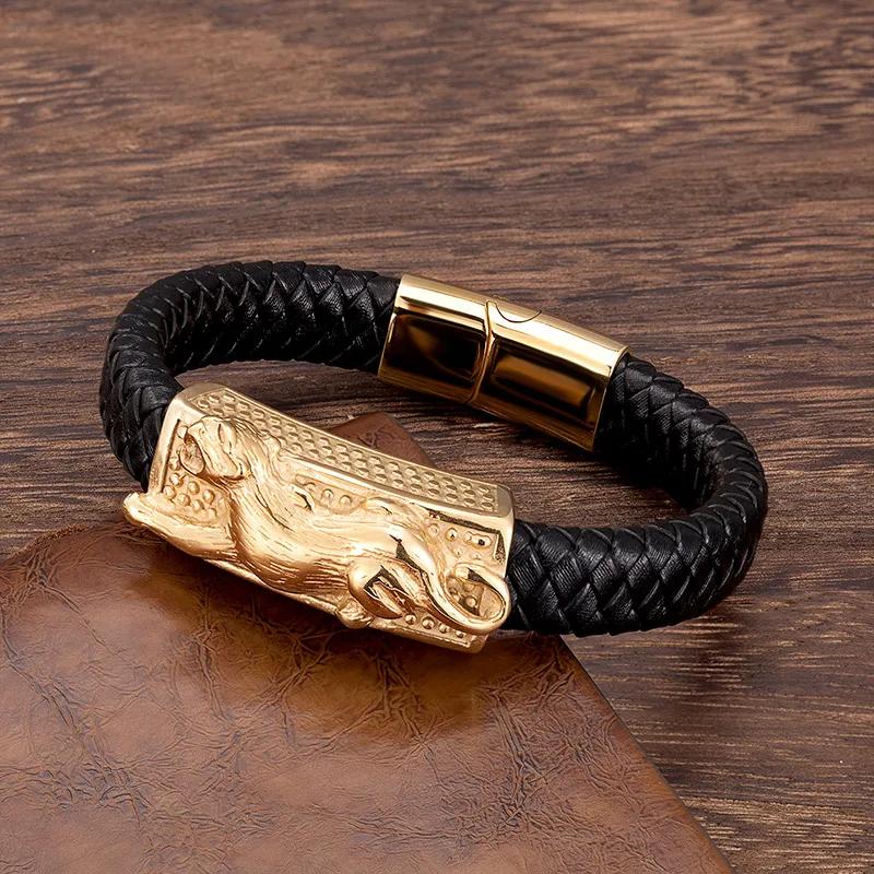 Men's Leather Bracelet - MYKA