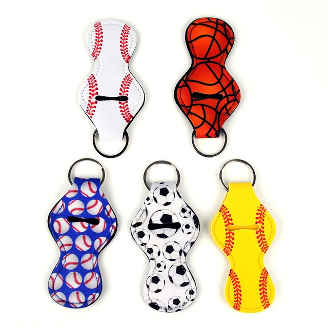 Wholesale White Ball Pattern Neoprene Chapstick Holder KeyFob, Yellow Ball Pattern Lip Palm Holder with Metal Ring DOM109495|chapstick holder|lip palmholder ring - AliExpress Wholesale White Ball Pattern Neoprene Chapstick Holder KeyFob, Yellow Ball Pattern Lip Palm Holder with Metal Ring DOM109495|chapstick holder|lip palmholder ring - AliExpress