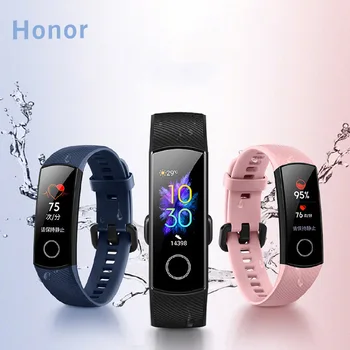 

Huawei Honor Band 5 Smart Wristband Oximeter AMOLED Touch Color Screen Swim Posture Detect 5ATM Waterproof