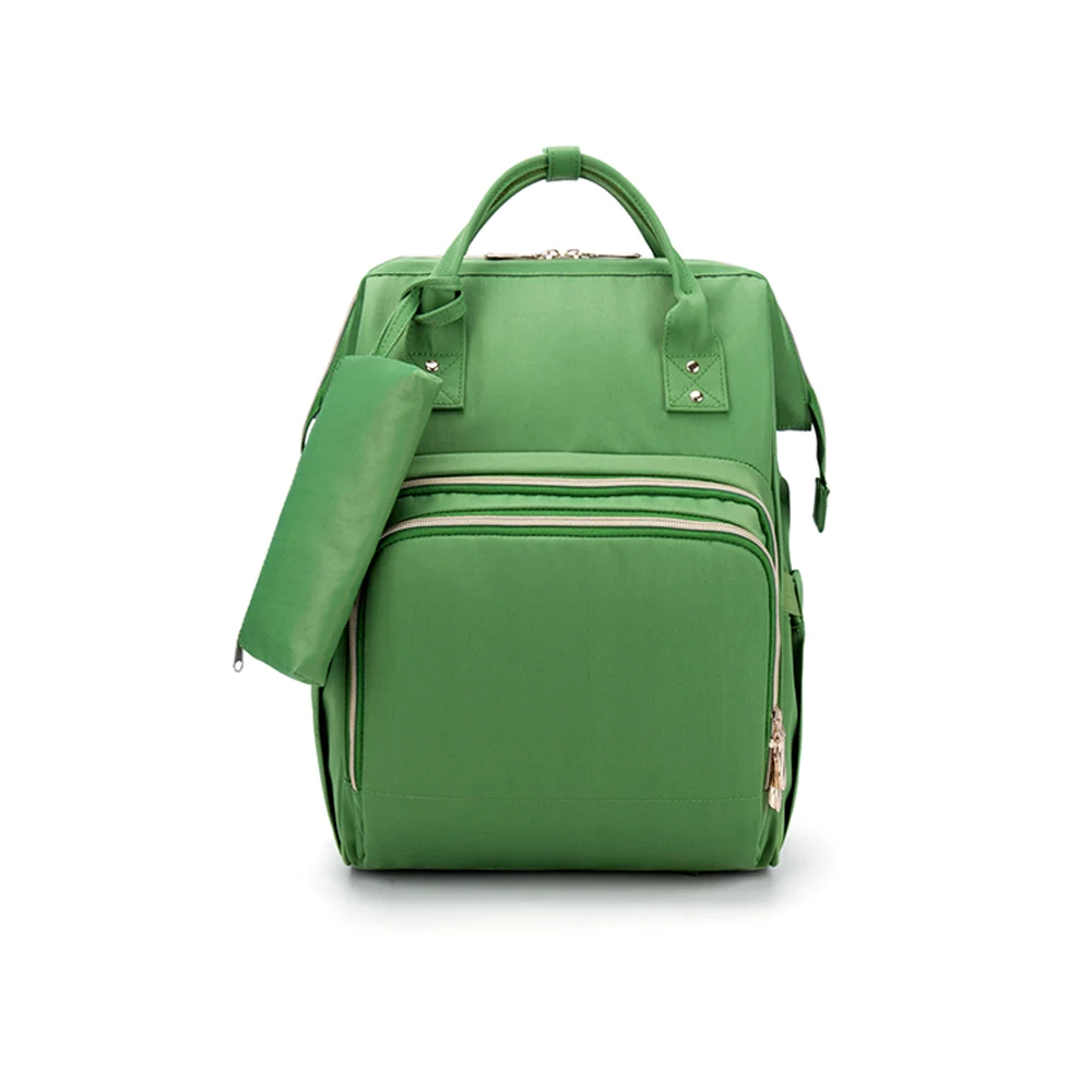 Рюкзак сумка для мамы дизайн рюкзак для мам сумка для коляски подгузников Baby большой Ёмкость дорожная сумка для ухода за ребенком, мешок для прогулочной детской коляски, сумка для подгузников - Цвет: green