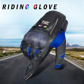 

gloves full finger outdoor cycling gloves Motorcycle Gloves black Racing Motorbike white Road Racing Team Glove