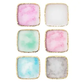 

False eyelash extension rack tray cushion resin square eyelashes glue holder for false eyelash extension makeup
