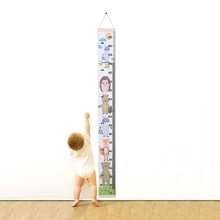 

Baby Child Decorative Growth Chart Cartoon Height Measurement Hanging Rulers Wall Decor for Nursery Kids Child Boys Girls