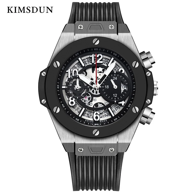 

Mens Watches Top Brand Luxury Sport Quartz Rubber Waterproof Gold Watch Men Anniversary Gifts for Husband Dropshipping New 2019