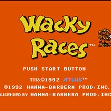 Wacky Racing 60 контактов английская версия игровой Картридж для 8 бит 60pin игровой консоли