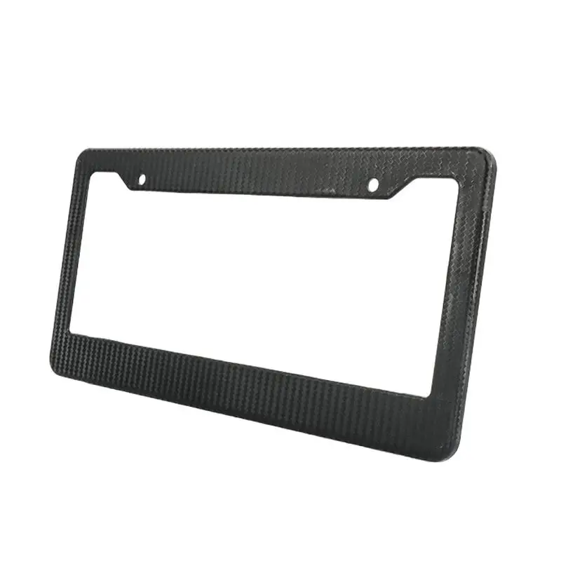 

License Plate Frame Car Modified License Bracket Car License Tag Frame Carbon Fiber License Plate Frame Car Accessories