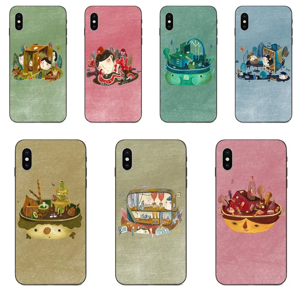 TPU Luxury Simple Brainstorming Art For Huawei Mate 9 10 20 P8 P9 P10 P20 P30 Lite Mini Play Pro P smart Plus Z 2017 2019 | Мобильные