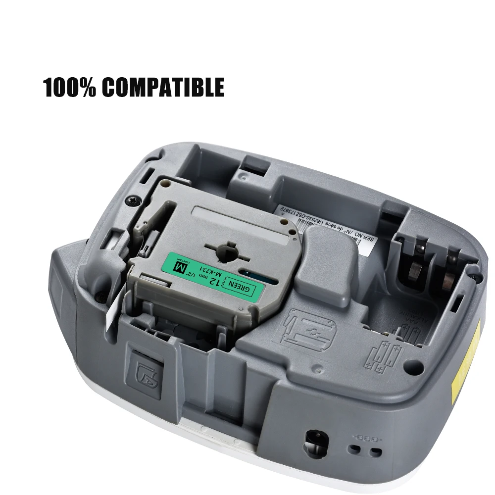 Фото Ленты для этикеток MK231, совместимы с Brother P-Touch PT65 PT70 PT85 PT90 PT80 PT100, 1 шт., 9/12 мм №4