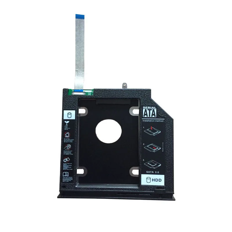 SATA 2nd жесткий диск SSD модуль Caddy адаптер для Dell Inspiron 3467 3567 3568 3562 3565 с рамкой кабель