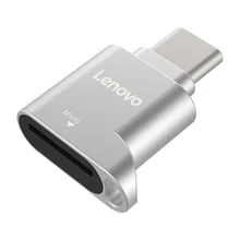 Lenovo – Mini lecteur de cartes mémoire pour ordinateur portable, D201, USB C TF, Type C vers TF, pour MAC OS