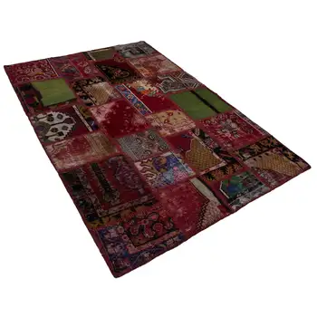 

138x203 Cm Multicolor Handmade Patchwork Rug-4x7 Ft