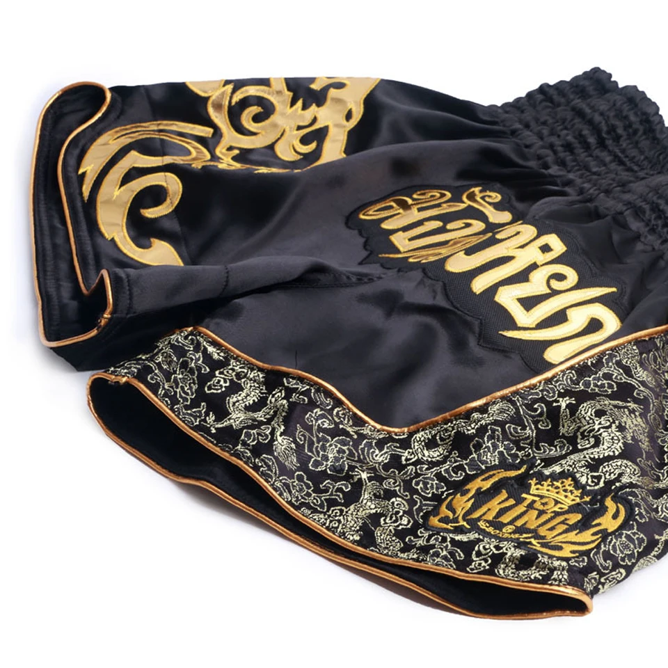 Мужские боксерские штаны с принтом ММА шорты для кикбоксинга борется тигром Муай
