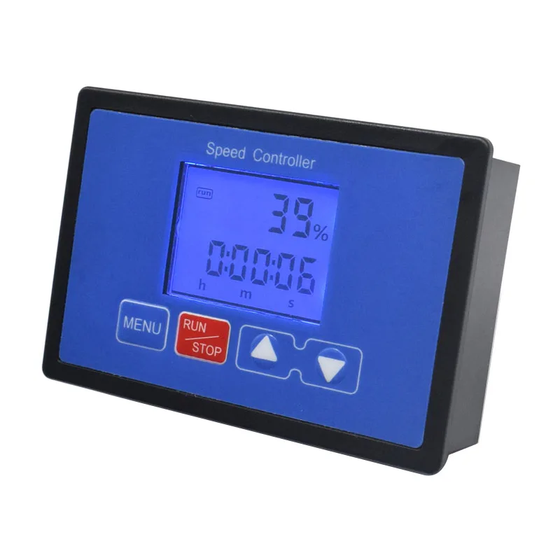 LCD Smart Digital Display 12V 24V 0~ PWM Control DC Motor Speed Controller Adjustable Max 30A Timing Reversible Loop Control