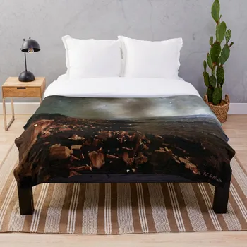 

Soft Blanket for Bed Sherpa Flannel Fleece Blanket Home Travel Sofa Soft Throw Blanket Storm Bruised Sky