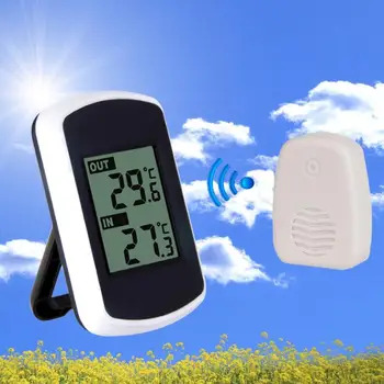 

Indoor Outdoor Temperature Thermometer Ambient Weather Station 433MHz LCD Digital Wireless Humidity Sensor Display Temperature