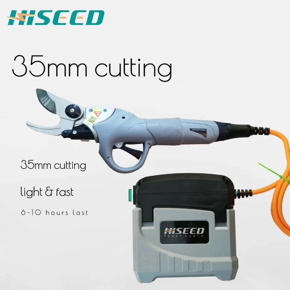  35 cutting diameter Professional portable electric pruning shears battery powered pruners for viney