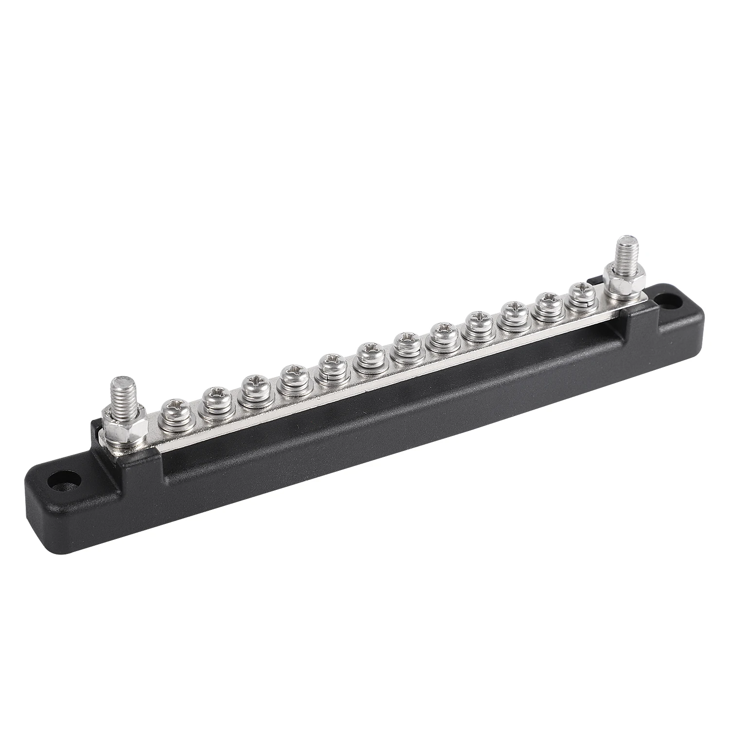 12 Terminal 130A/150A BusBar Block&Cover for Car Boat Marine Power Distribution Terminal Block M4/12 Screwsa+M6/2 Studs dropship